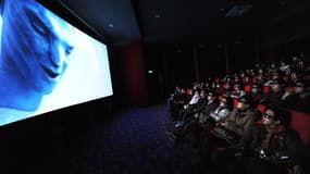 Une projection 3D du film "Avatar" de James Cameron en Chine en 2009