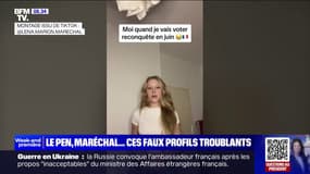 Européennes: "Amandine Le Pen", "Lena Maréchal"... sur Tiktok, ces faux comptes entendent pousser l'extrême droite