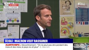 Macron sur un éventuel écroulement économique: "Je n'ai pas ces grands mots mais je mesure le choc massif économique"