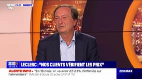 Inflation: "Les trois prochains mois vont être difficiles", Michel-Édouard Leclerc