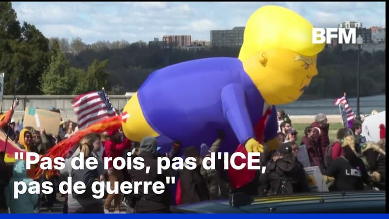 "No Kings": des millions d’Américains dans la rue pour manifester contre Donald Trump