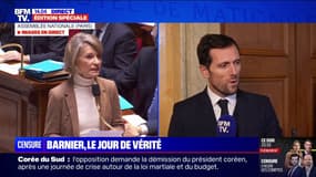 Motion de censure: Mathieu Lefevre (Ensemble) confie qu'il va aller chercher des voix "une par une" jusqu'à l'heure du vote