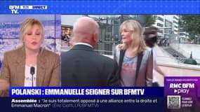 Polanski : Emanuelle Seigner sur BFMTV - 25/10