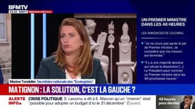Crise politique: "S'ils osent renommer l'un des leurs à Matignon, ça va très mal se terminer", avertit Marine Tondelier 