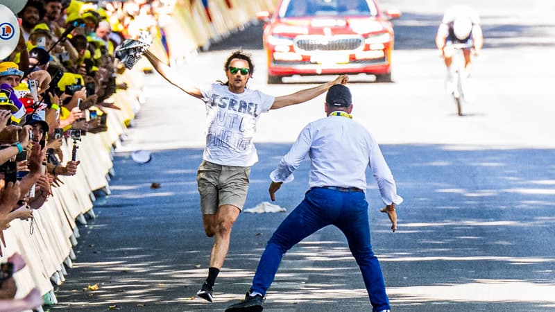 Tour de France 2025: "Le monde du sport n’a pas fait son travail", le militant anti-Israël justifie son action sur la ligne d’arrivée de la 11e étape
