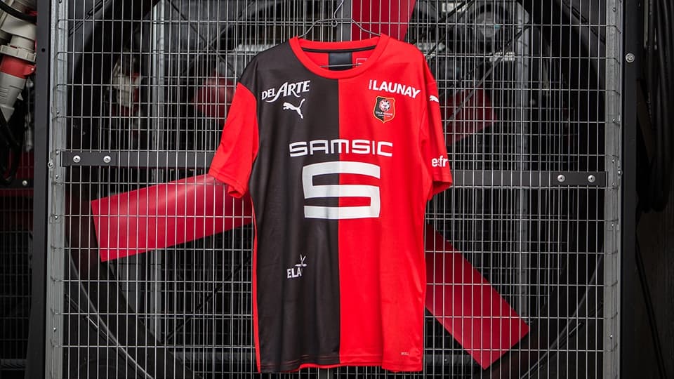 Le nouveau maillot de Rennes Le nouveau maillot de Rennes