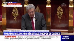 Jean-Luc Mélenchon: "Je regrette que l'Union européenne ait décidé de 'fournir des armements nécessaires à une guerre'"