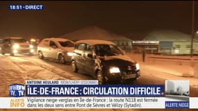 Neige: circulation difficile en Ile-de-France