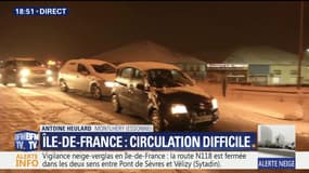 Neige: circulation difficile en Ile-de-France