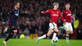 Alejandro Garnacho lors de Manchester United-Copenhague (1-0) en Ligue des champions, le 24 octobre 2023