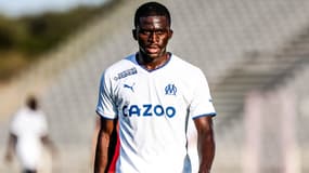 Bamba Dieng avec l'OM en juillet 2022