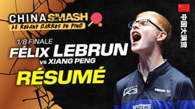 Résumé WTT CHINA (8e) : Du fil à retordre pour Felix Lebrun face au 68e mondial