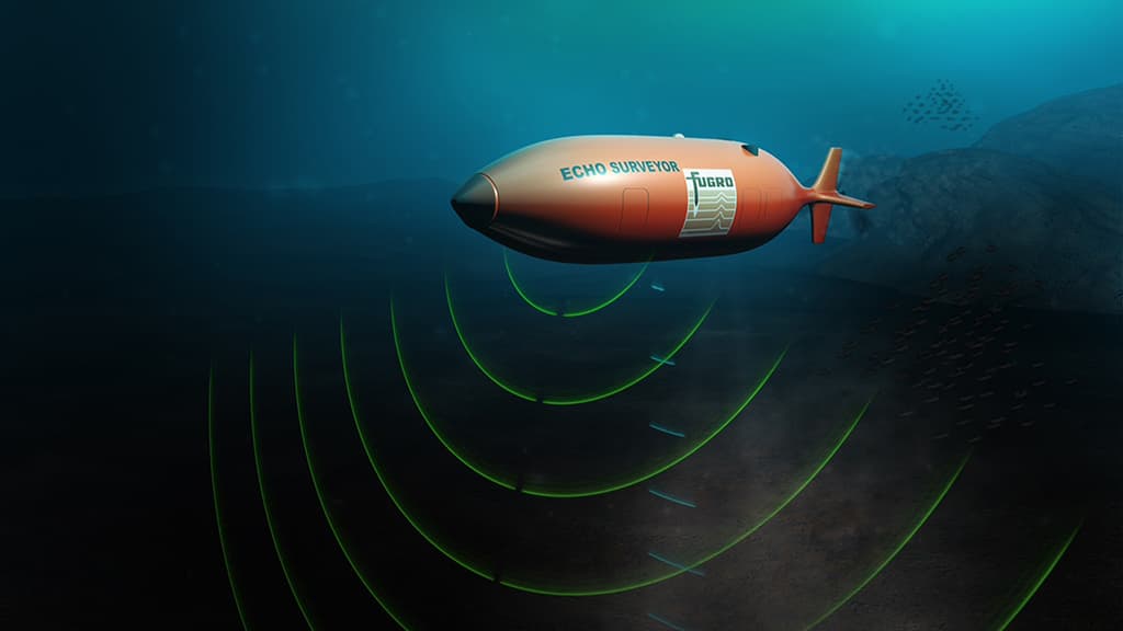Ce sous-marin M/V Fugro permet une recherche des fonds à très haute résolution.
