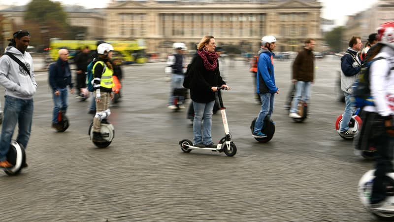 La réglementation est encore imprécise sur la place des gyropodes ou trottinettes électriques dans l'espace public.