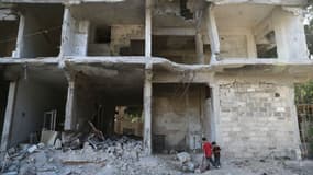 La seconde ville de Syrie, Alep, détruite par les bombardements (photo d'illustration)