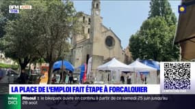 Alpes-de-Haute-Provence: la place de l'emploi et de la formation a fait étape à Forcalquier 