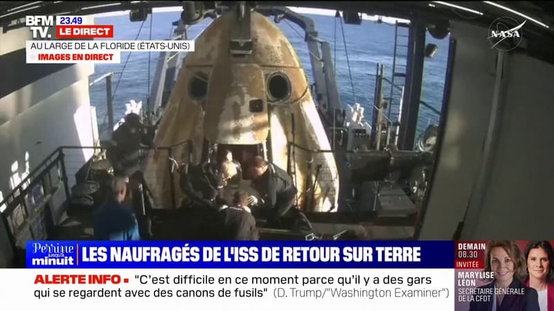 Après neuf mois de naufrage dans l'ISS, deux astronautes de retour sur Terre