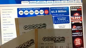 Des billets de loterie Powerball le 12 janvier 2016 (image d'illustration).