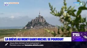 Manche: la grève du personnel de l'abbaye du Mont-Saint-Michel reconduite jusqu'à samedi