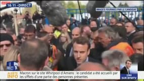 "Je reviendrai pour vous rendre compte" Macron s'engage devant les salariés de Whirlpool 