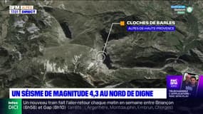 Alpes-de-Haute-Provence: un séisme de magnitude 4,3 ressenti autour de Digne-les-Bains