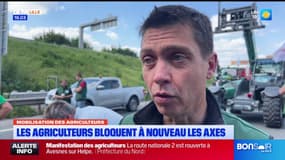 "La pression monte chez nous": les agriculteurs du Nord reprennent les blocages
