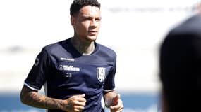 Gregory van der Wiel à l'entraînement de Waalwijk courant août