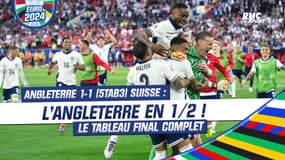 Euro 2024 : L’Angleterre sort la Suisse et rallie le dernier carré, le tableau final complet