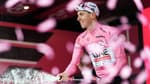 Tadej Pogacar sur le Giro, à Francavilla al Mare le 15 mai 2024