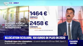 Le gouvernement versera 100 euros de plus par enfant pour l'allocation de rentrée scolaire