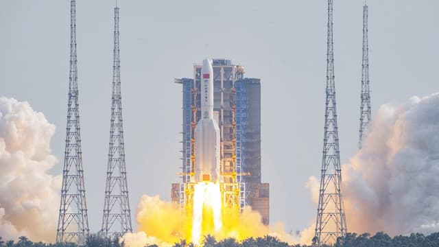 La fusée chinoise Long March 5B lancée le 31 octobre 2022