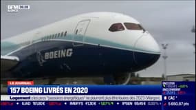 En 2020, Boeing n'a livré que 157 avions commerciaux 