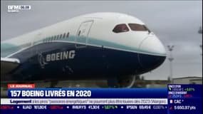 En 2020, Boeing n'a livré que 157 avions commerciaux 