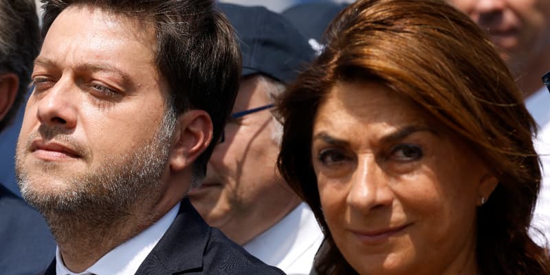 Renaud Muselier et Benoît Payan, à Marseille le 28 juin 2023.