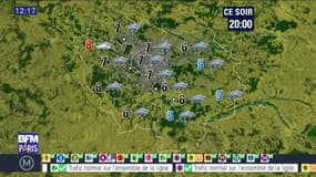 Météo Paris Ile-de-France du dimanche 13 novembre 2016: Ciel gris tout au long de la journée