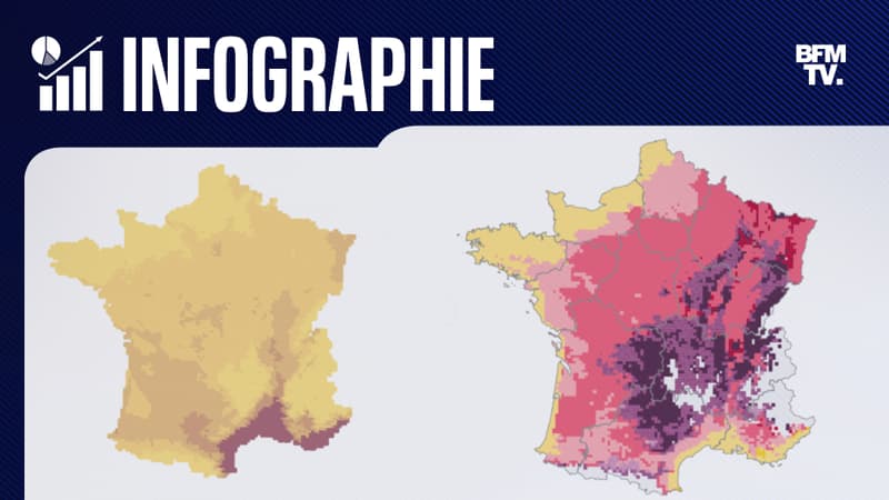 INFOGRAPHIES. Réchauffement: qui seront les Français les plus exposés aux effets durant les étés à venir?