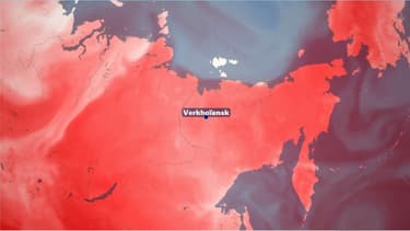 Une température de 38°C a été relevée à Verkhoïansk, en Russie, le 22 juin 2020.