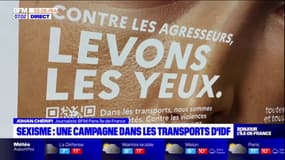 Sexisme: une campagne dans les transports d'Île-de-France