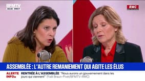 Les "onze groupes politiques doivent être représentés au bureau de l'Assemblée nationale", affirme sa présidente Yaël Braun-Pivet