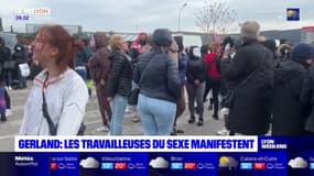 Lyon: manifestation des travailleuses du sexe à Gerland 