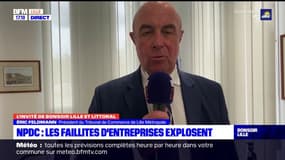 Hauts-de-France: le président du tribunal de commerce de Lille estime que la hausse des faillites d'entreprises "n'est pas surprenante"