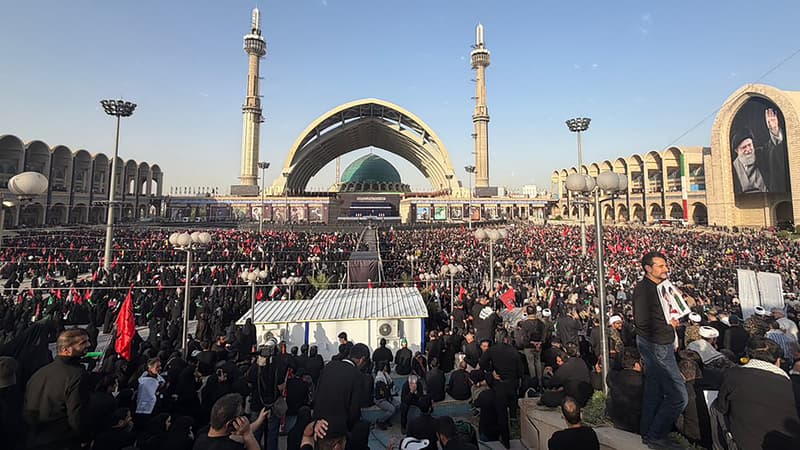 "Il s'est sacrifié pour nous": les funérailles nationales du guide suprême iranien Ali Khamenei débutent, jusqu'à 20 millions de personnes attendues à Téhéran