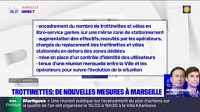 Marseille: de nouvelles mesures pour mieux réguler les trottinettes en libre-service