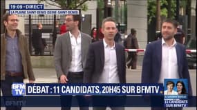 Ian Brossat est arrivé à la Plaine Saint-Denis pour l'ultime débat