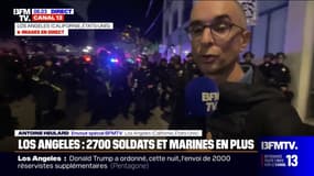 La police largement mobilisée à Los Angeles face aux manifestants