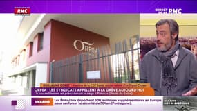Guillaume Gobet, membre de la CGT Santé et ancien salarié dans un Ehpad Orpea