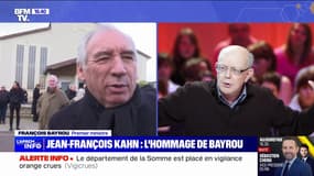 "C'était un grand esprit, un immense créateur de journaux": François Bayrou rend hommage à Jean-François Kahn, fondateur du journal Marianne, à l'occasion de ses obsèques