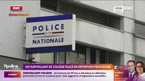 Un surveillant de collège placé en détention provisoire