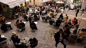 Terrasses de cafés à Paris le 19 mai 2021