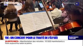 Un orchestre de 70 musiciens français et allemands célèbre les 70 ans du Traité de l'Élysée